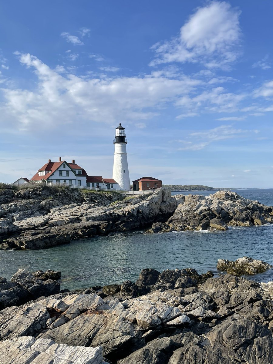 Beautiful day at Portland Head Light today <a href="/spann/">James Spann</a>
