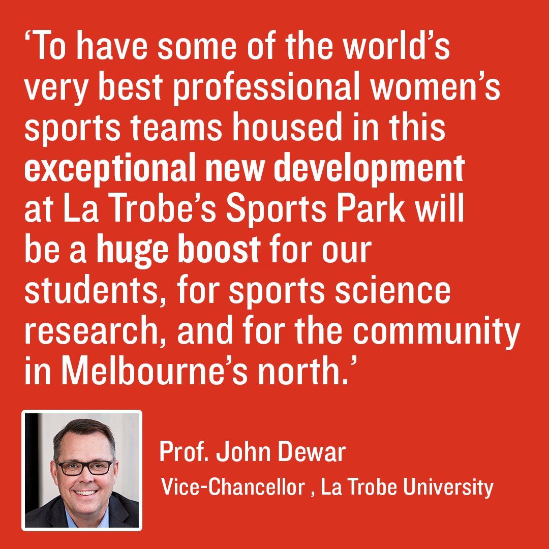 La Trobe University (@latrobe) on Twitter photo 🎉 A $101.1m <a href="/VicGovAu/">Victorian Government</a> investment into world-class facilities in La Trobe's Sports Park precint has been confirmed by Acting Premier @JamesMerlinoMP today! now.latrobe/3uQtDHl 🎉 A $101.1m <a href="/VicGovAu/">Victorian Government</a> investment into world-class facilities in La Trobe's Sports Park precint has been confirmed by Acting Premier @JamesMerlinoMP today! now.latrobe/3uQtDHl
