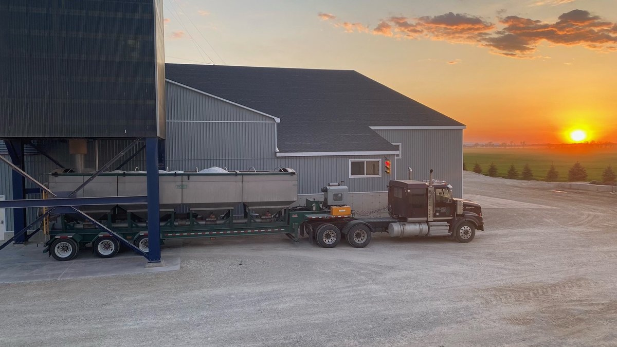 Last load of the day leaving our Stayner location! Another week in the books #watchitgrow