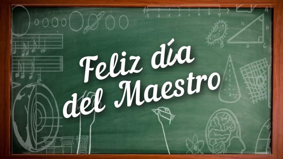 Porque con tu esfuerzo y dedicación diaria formas personas felices que sepan triunfar en la vida. 

¡Feliz día de la Maestra y Maestro!  🤗

Felicidades hoy a los maestr@s en su día 😊

#FelizDiaDelMaestro #DiaDelMaestro #15deMayo