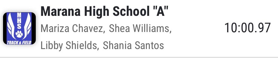 maranatrack's tweet photo. 🚨 Record Alert 🚨 new school record in the Girls 4x800m relay!! @maranaxc https://t.co/Qat15QPRkC