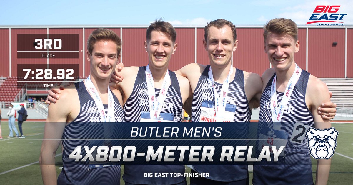 Butler Relays 𝐏𝐨𝐝𝐢𝐮𝐦 𝐅𝐢𝐧𝐢𝐬𝐡𝐞𝐫𝐬 ‼️

🥈 4x400 Relay - Pitkin, McGaha, Uhl, Stanley
🥉 4x800 Relay - Harris, Besselink, Wigelsworth, Hamlin