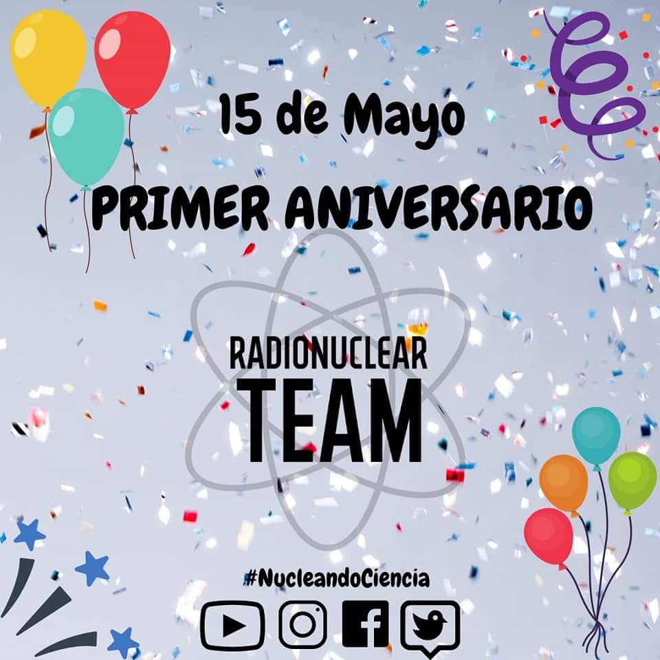radio_nuclearT's tweet photo. Mis queridas y queridos Radio-Núcleos ☢️🖤 Estamos muy contentos porque ya tenemos un año compartiendo nuestra pasión por las Ciencias Nucleares con todos ustedes🎉✨

💓 ¡Gracias por todo su apoyo! 🎂🎊

Sigamos aprendiendo e informándonos juntos 🎊🎂☢️🖤
#NucleandoCiencia https://t.co/zgcwLyZHz5