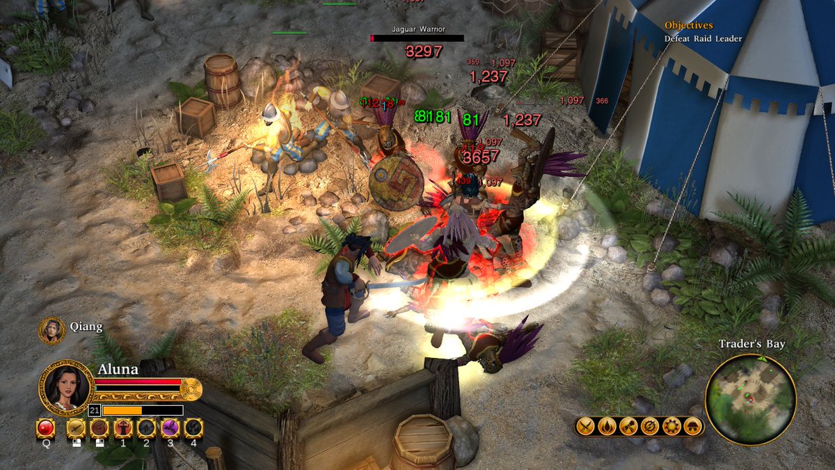 Spin attacks and the flurry of damage numbers they make: oh so satisfying.

Aluna: Sentinel of the Shards will be out on PC and Switch May 26th! #screenshotsaturday