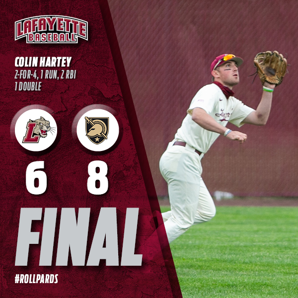LafayetteBsbl's tweet photo. 🔥 bats and solid pitching helped us split today's doubleheader with Army. 

We now play tomorrow in a decisive game 3⃣ for a chance to advance to the 𝗰𝗵𝗮𝗺𝗽𝗶𝗼𝗻𝘀𝗵𝗶𝗽. 

📰| https://t.co/vLlSTJ4l8v

#RollPards https://t.co/zoTzdeZYFa