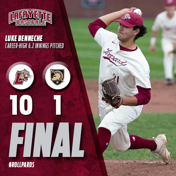 LafayetteBsbl's tweet photo. 🔥 bats and solid pitching helped us split today's doubleheader with Army. 

We now play tomorrow in a decisive game 3⃣ for a chance to advance to the 𝗰𝗵𝗮𝗺𝗽𝗶𝗼𝗻𝘀𝗵𝗶𝗽. 

📰| https://t.co/vLlSTJ4l8v

#RollPards https://t.co/zoTzdeZYFa
