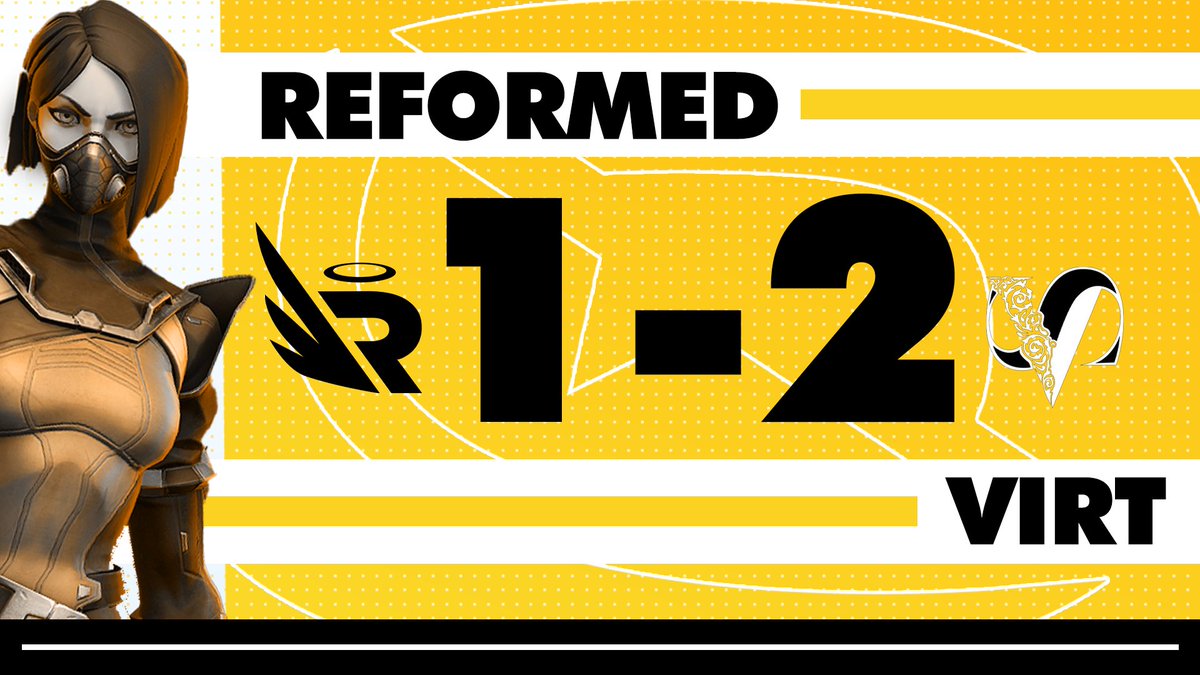 Reformed's tweet image. We drop out of the @KnightsGG Spring Fling in the RO16 to @VirtuosoVAL after an intense series.

GGs to them and good luck tomorrow, they played great 👏