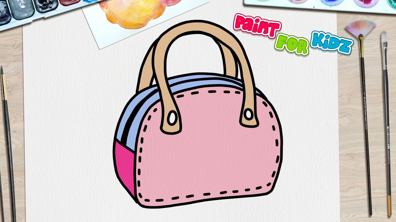 Female Handbag Hand Drawn Sketch Icon. Stock Vector - Illustration of  drawing, purse: 105671572
