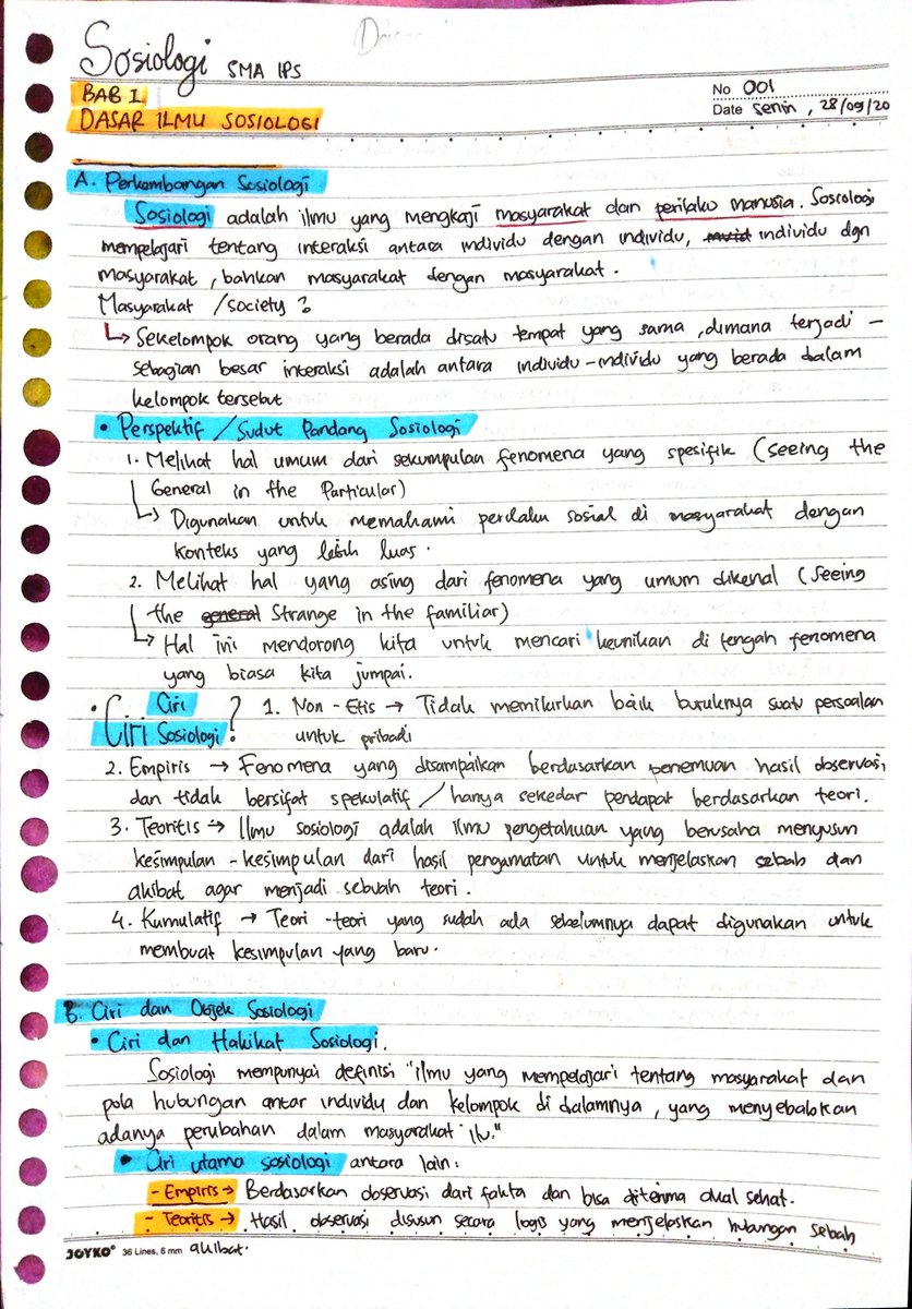 rfpramsw's tweet photo. #CatatanByRidwan — Sosiologi
Bab 1 • Dasar Ilmu Sosiologi

🧷 Perkembangan Sosiologi
🧷 Ciri dan Objek Sosiologi
🧷 Konsep Realitas Sosial
🧷 Masalah Sosial. 

📌 Pahamify https://t.co/lbMiJFyFrQ