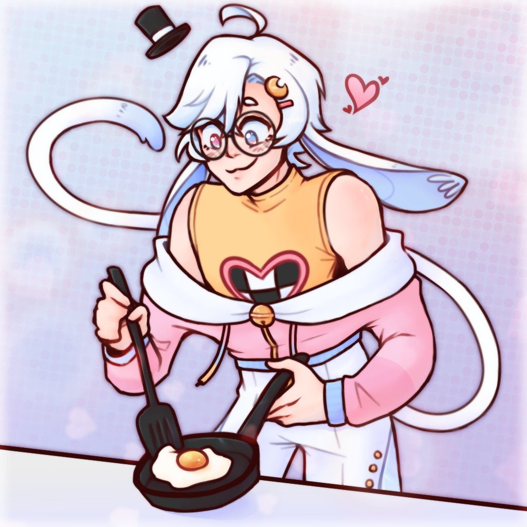 EgguTamago's tweet photo. How do you like your Eggu-- I mean eggs in the morning?~ 🥚✨

...and would you kiss the cook? 😳💕

★ #Vtuber #ENVtuber #Tamartgo ★ https://t.co/63hbQJsrRZ