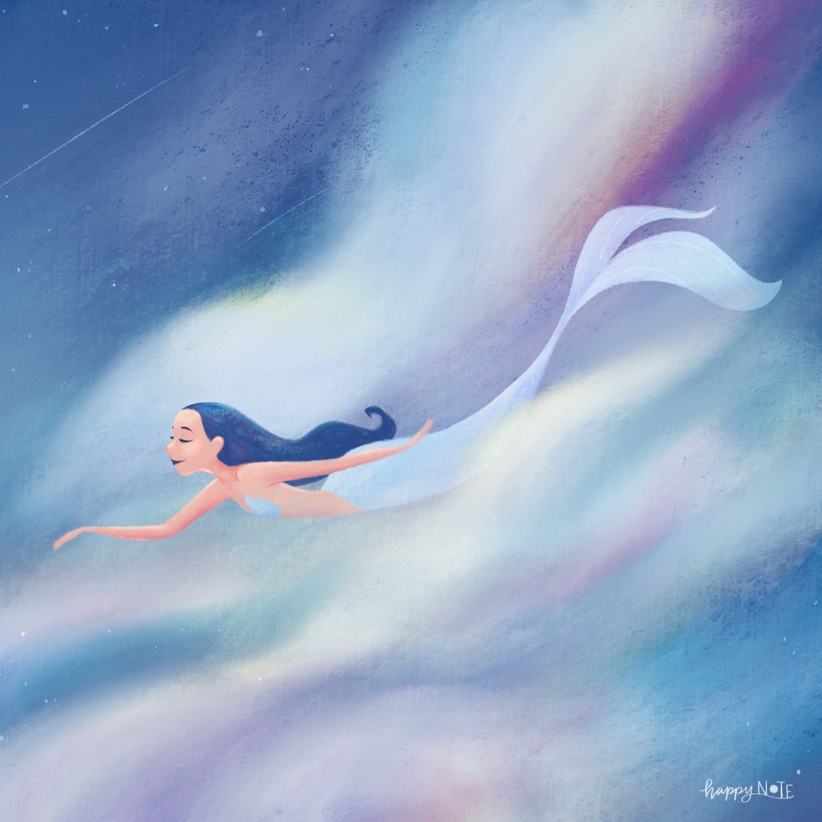 happynote_art's tweet photo. Hello! It has been a very long time but I finally got a chance to art! 
Here’s a mermaid for #mermay !
#mermay2021 #mermaid #ArtistOnTwitter #procreate #digitalart https://t.co/rE0kqXpCCv