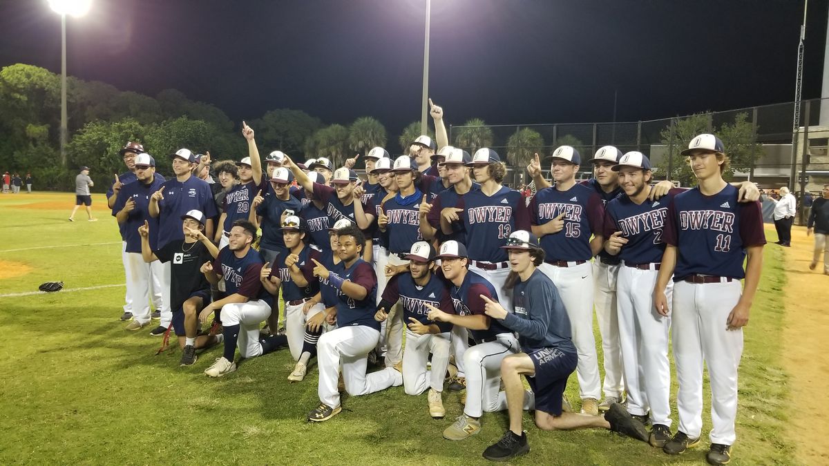 SSHighSchools's tweet photo. Dwyer’s Drew Jaloski fires 14-strikeout, one-hit shutout to lead Panthers to 6A state semi https://t.co/5JpabkTvQs https://t.co/HytpGO2Hyl