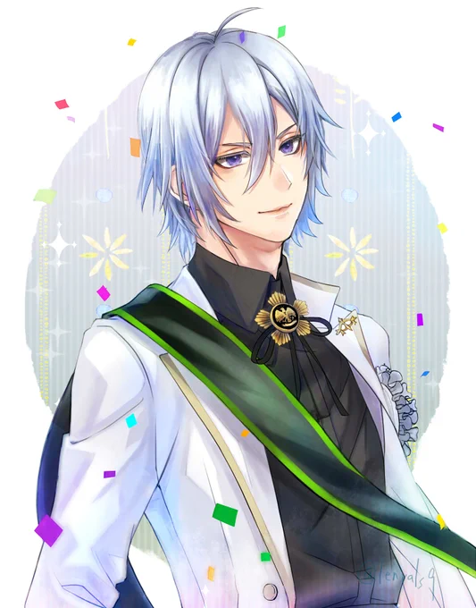 遅刻のシルバー誕!
#シルバー誕生祭2021 
#ツイステファンアート 