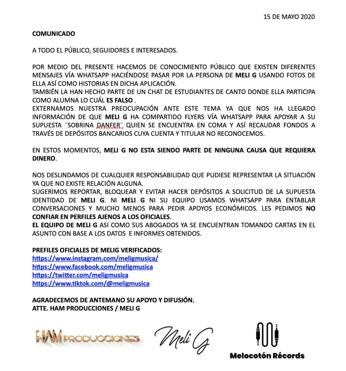 🚨COMUNICADO URGENTE (ACLARACIÓN) 🚨 
⚠️ LEER TODO EL POST ⚠️