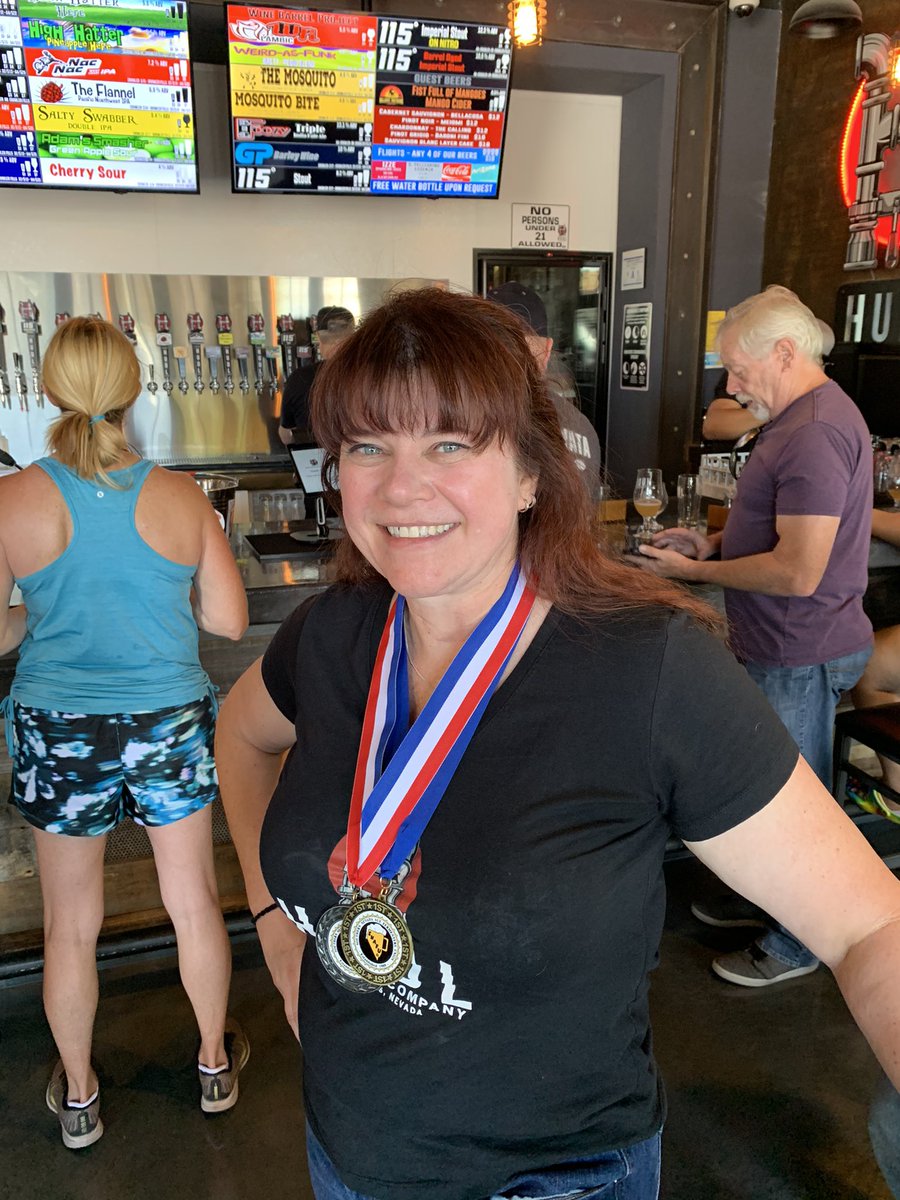 Finally won a blue ribbon for best DIPA and a second place for best of show at the Hop Kings/Queens competition. #womenwhobrew