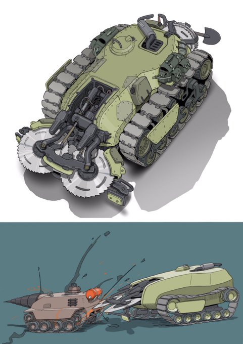 「military tank」 illustration images(Popular)