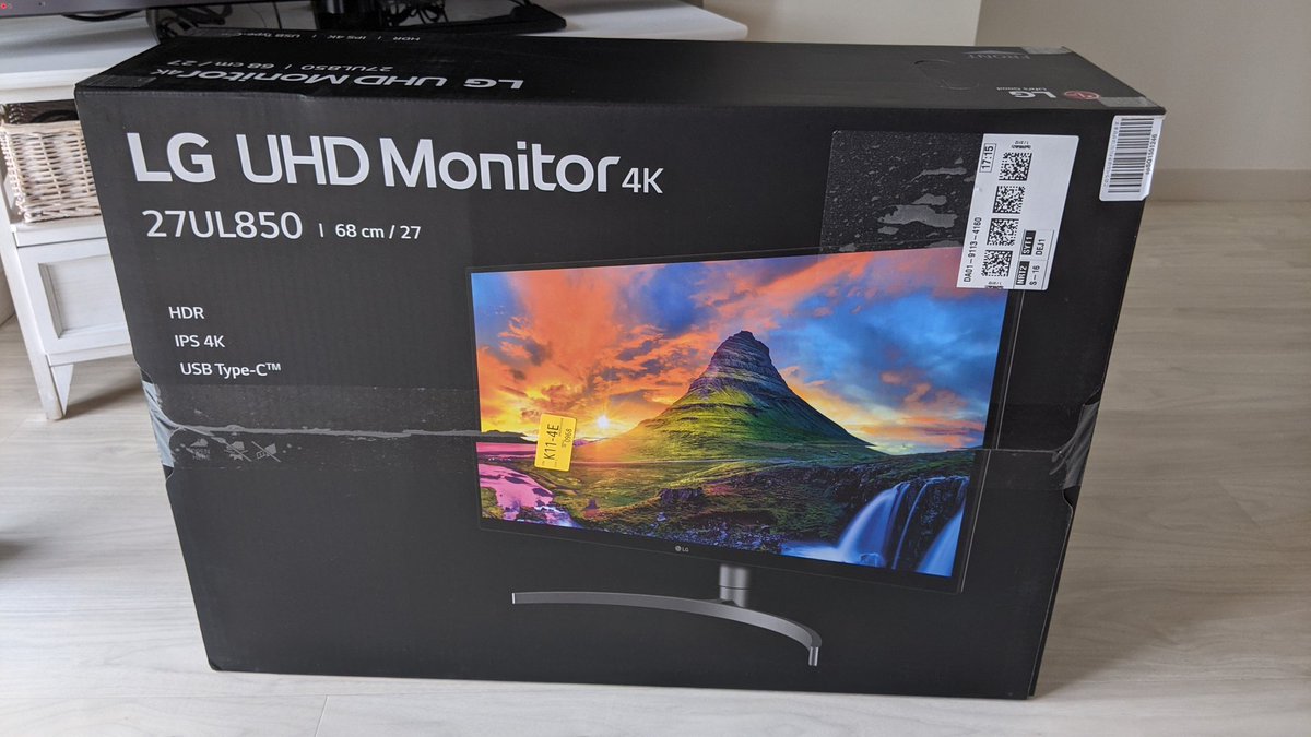 KapakahiCoder's tweet photo. Just got my first paycheck as a software engineer on Friday! Rewarded myself with this beauty! Hopefully it'll make me more efficient engineer and if not, I can just enjoy watching movies on it. #rewardmyself #woohoo https://t.co/qMYPrd0uGI