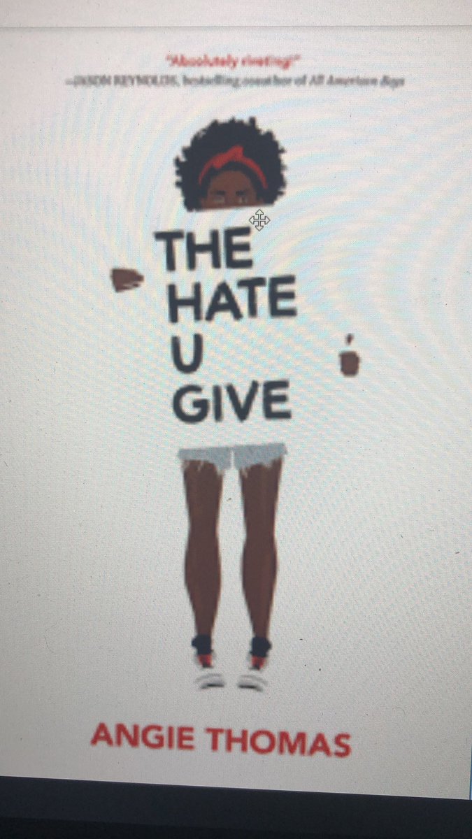 RT @sbrooksfirst: Finally read The Hate U Give by Angie Thomas.  It’s a must!
#SLIS55322 @UHCL_SLIS https://t.co/pW5Crc582l