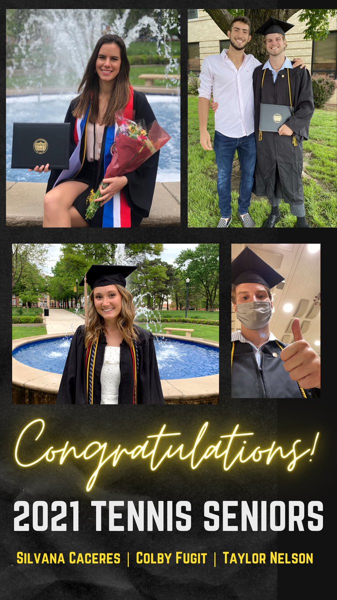 Congratulations to all the Hornets graduating today! A special congrats to our senior tennis players, we are so proud of you!! 🤩🥳