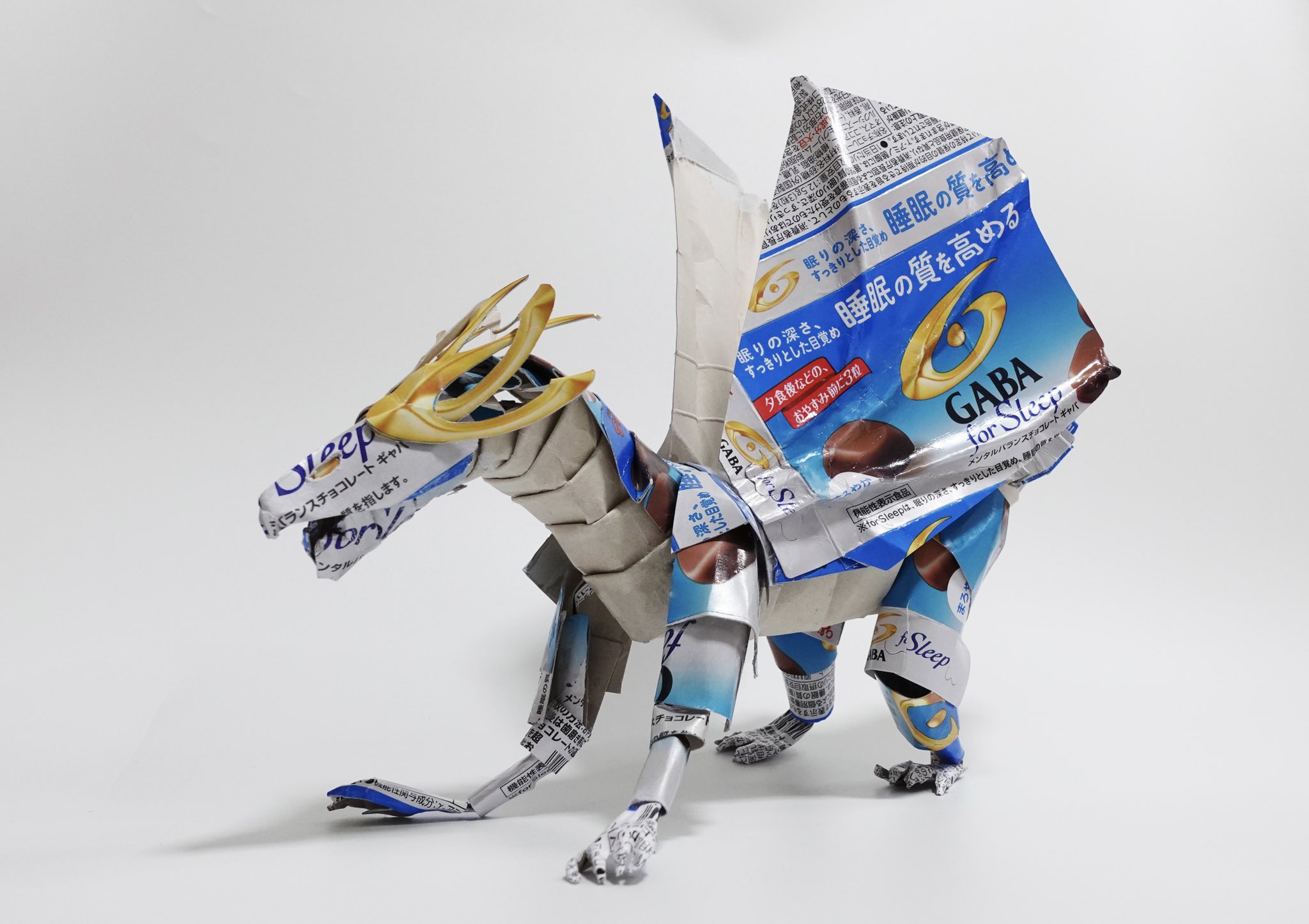 工作人 カイセイ アルミ缶の人 Gaba For Sleepの箱で作りました Dragon Dragon Gaba ギャバ T Co Y6nbpydhrx Twitter
