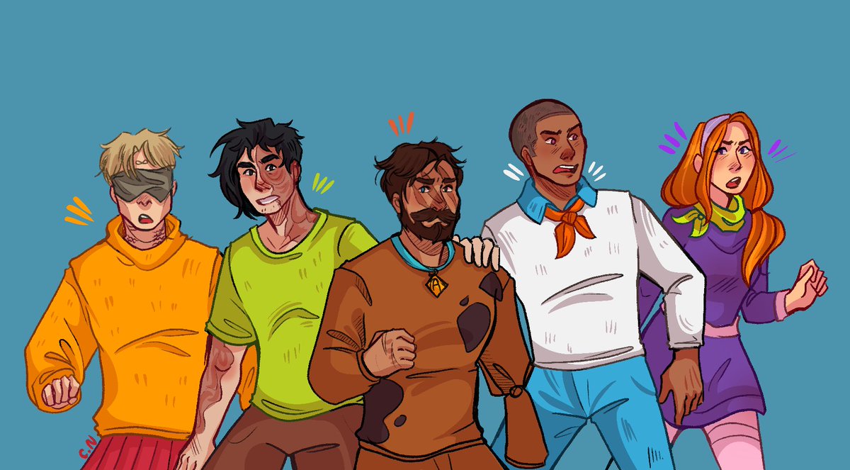 capis✨buuuh (@capivara_ne) on Twitter photo A nova turma do scooby doo✨
#Desconjuracao #Desconjuracaofanart A nova turma do scooby doo✨
#Desconjuracao #Desconjuracaofanart