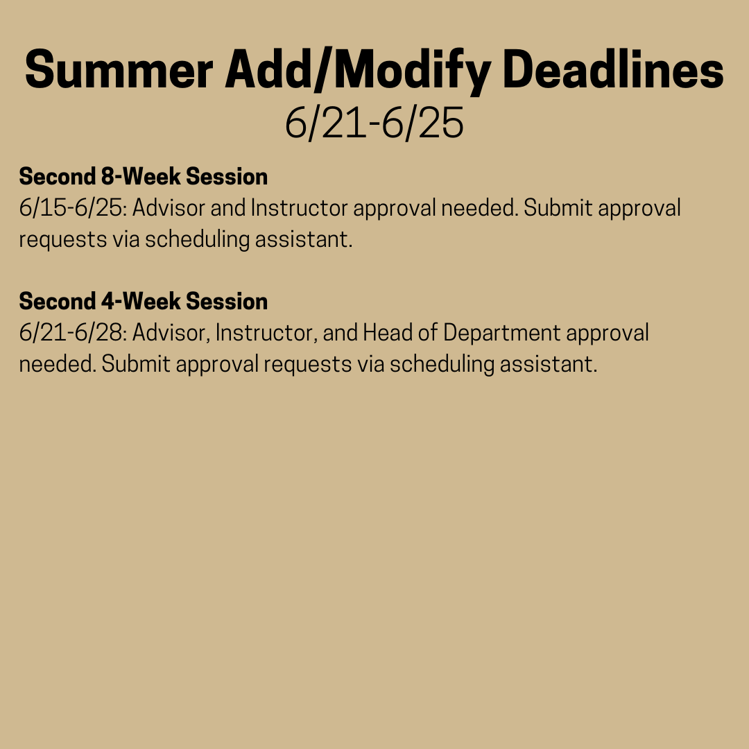 Purdue Registrar on Twitter "Summer students, please see next week's