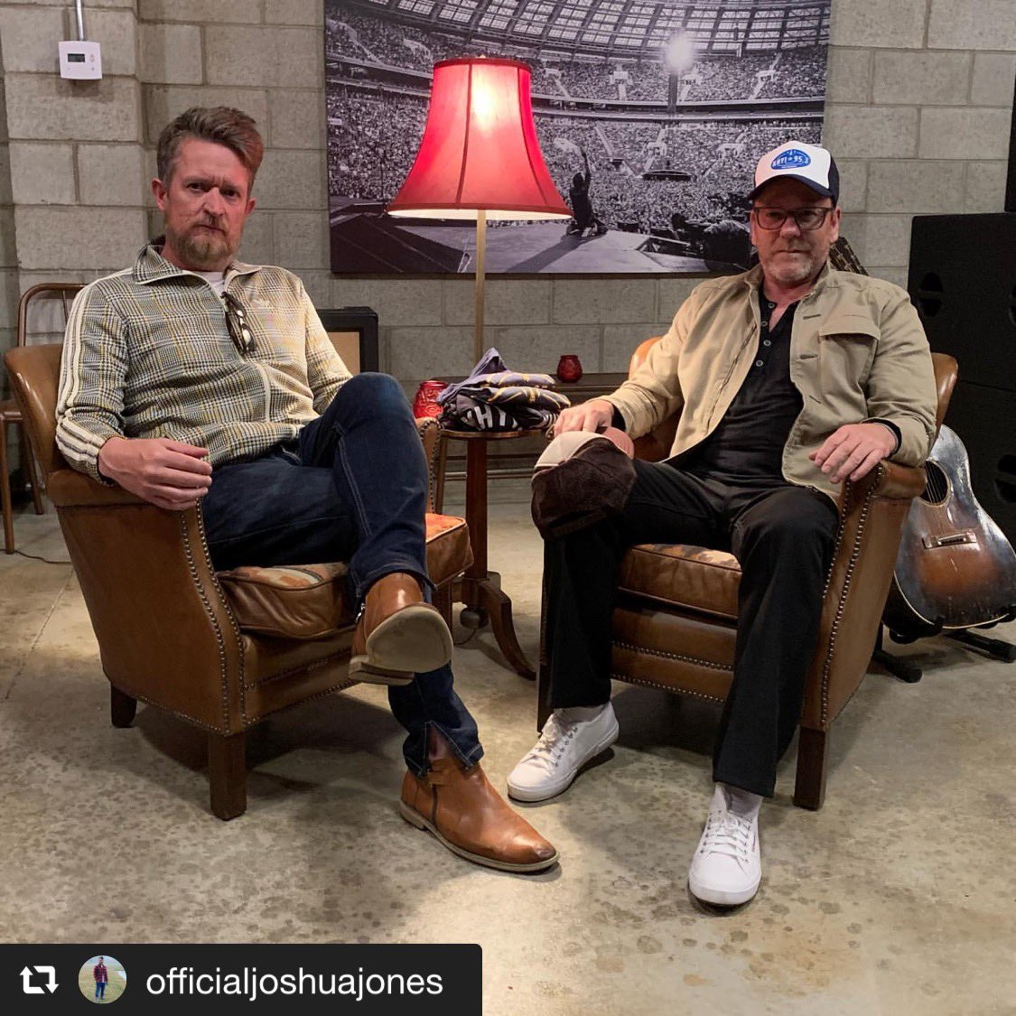 rockinkiefer's tweet image. #repost @officialjoshuajones via @PhotoAroundApp 
Was excited to spend some time w/a young up-and-coming actor named @kiefersutherland in LA earlier this week. Keep an eye out for him, he’s going to be a star. (Jk obviously. Thankful for this dudes friendship. (Continued)&amp;gt;&amp;gt;