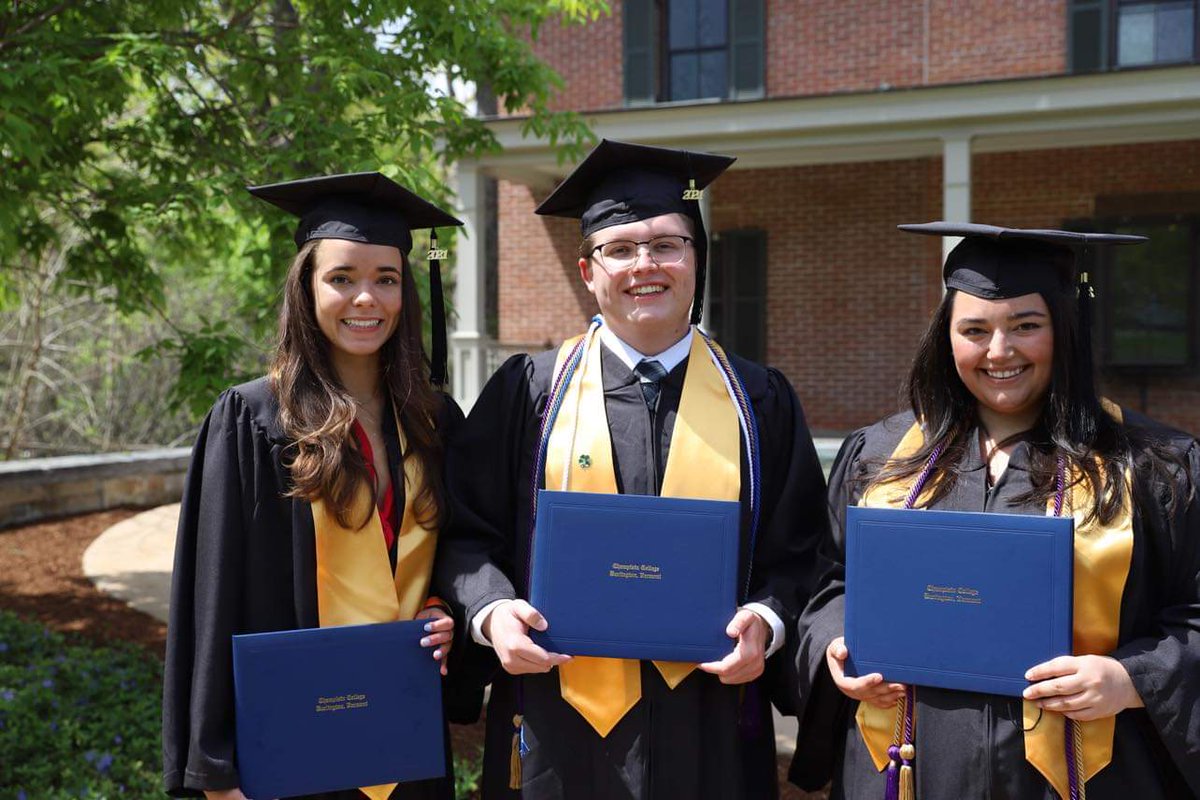 What a beautiful day to celebrate graduation @ChamplainEdu! Congrats to the Class of 2021! #ChampGrad