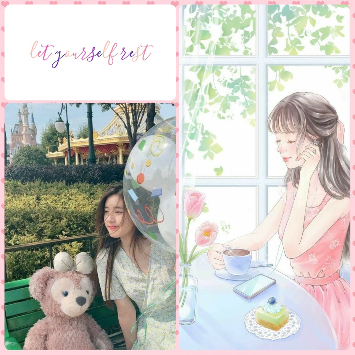fmablossom's tweet photo. [ #FmablossomActivity : Reminder 💕 ]
Let yourself rest 💗💞

#mentalhealth  #selfcare  #selflove #love https://t.co/CfC1My4Cpz