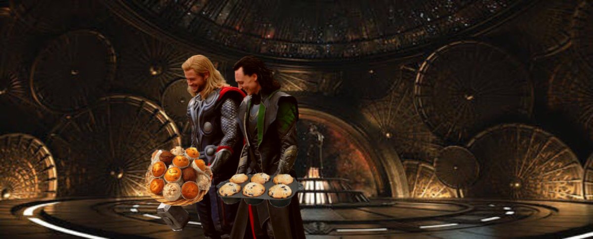 RT @lokislocation: Loki is in Asgard baking muffins with Thor as they do every Sunday. https://t.co/nsKTJi2uXc