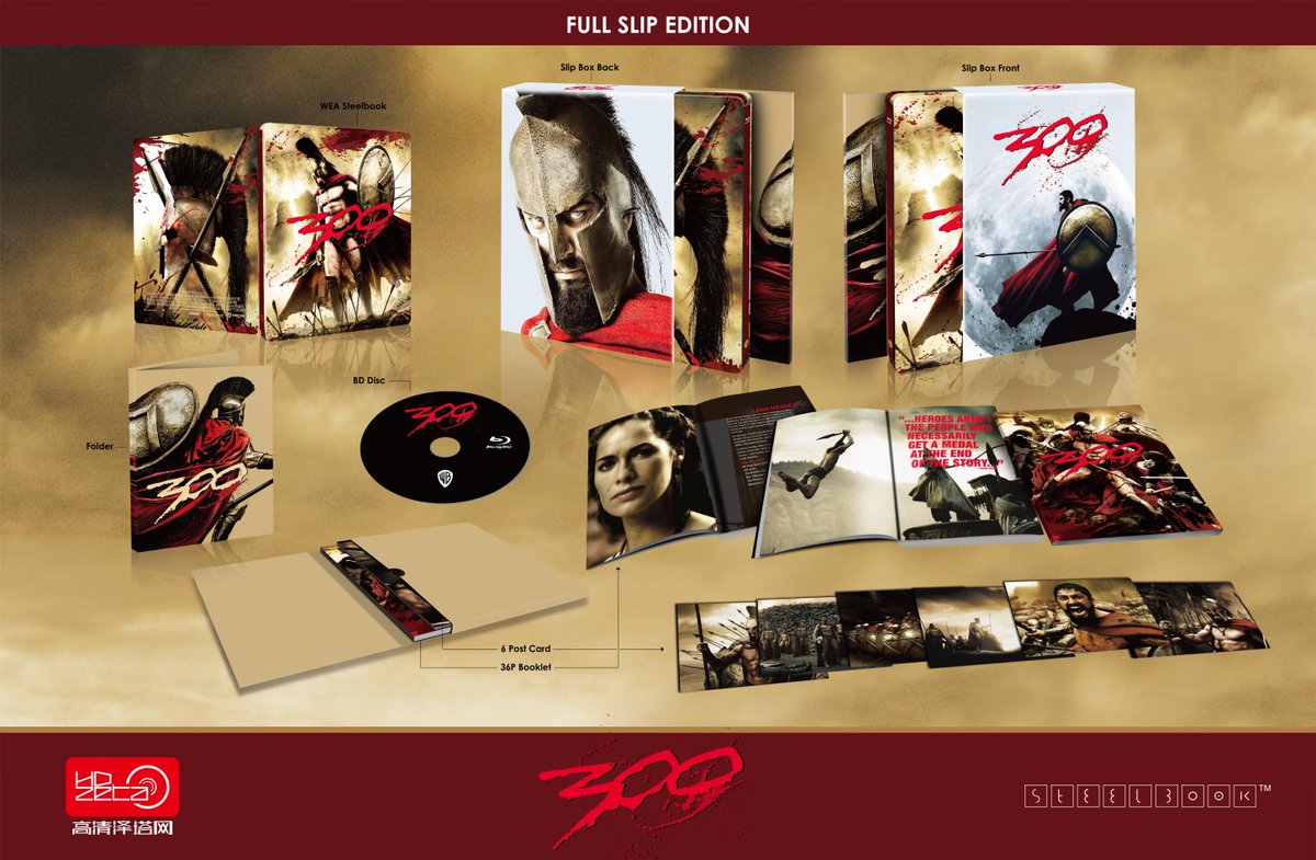 HDzeta's tweet photo. 300 HDzeta Exclusive steelbook Beauty shot.
Doubleside Lenticular and Full Slipbox edition. https://t.co/bQZ5wY56an
