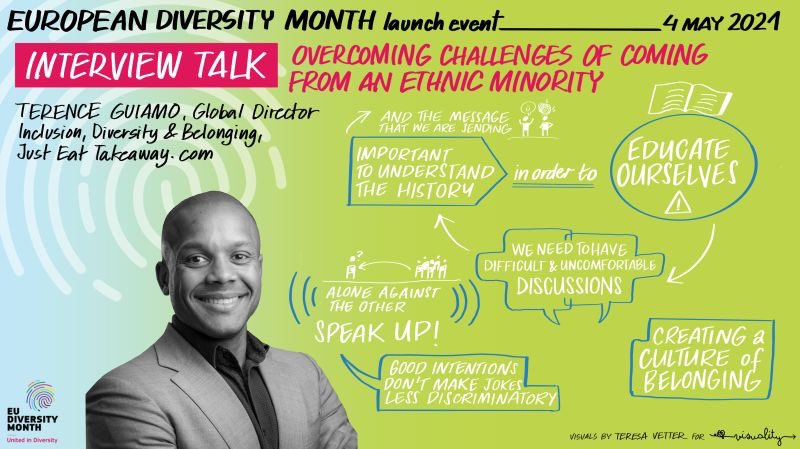 I had the honor to share my story during the launch event of the EU Diversity Month for the <a href="/EuropeanCommiss/">European Commission</a>. How cool that I've received a one pager with the essence of what I shared! Was a pleasure to contribute to this #inclusion &amp; #diversity event. Thanks for the opportunity.