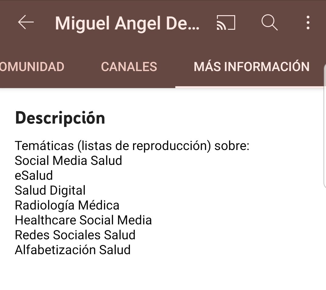MiguelDlaCamara's tweet image. 2 millones de visualizaciones en mi canal YouTube... 
youtube.com/c/MiguelAngelD…
Estos son los temas que manejo ahí
