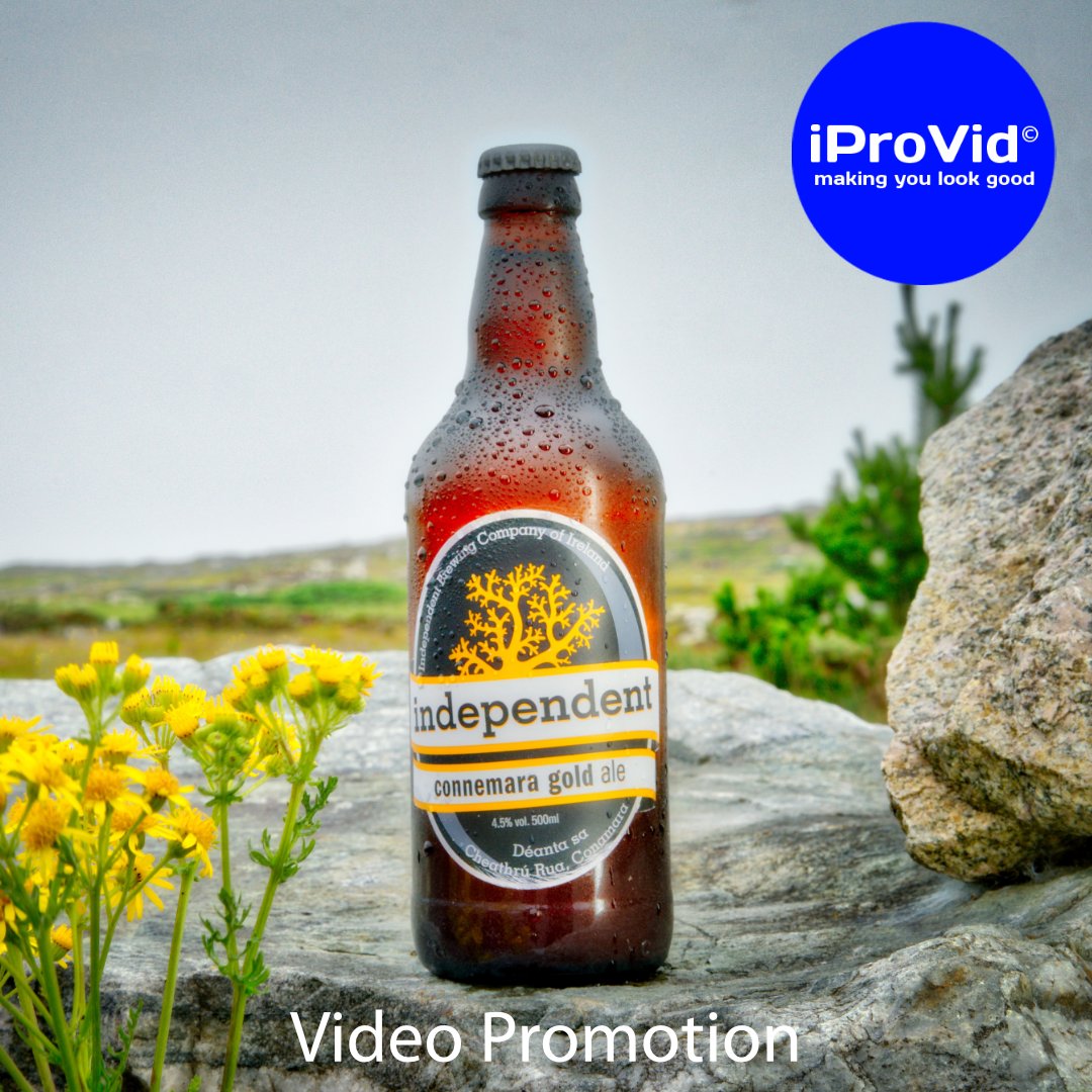 Out on the windy wild moors with a cold bottle of beer.