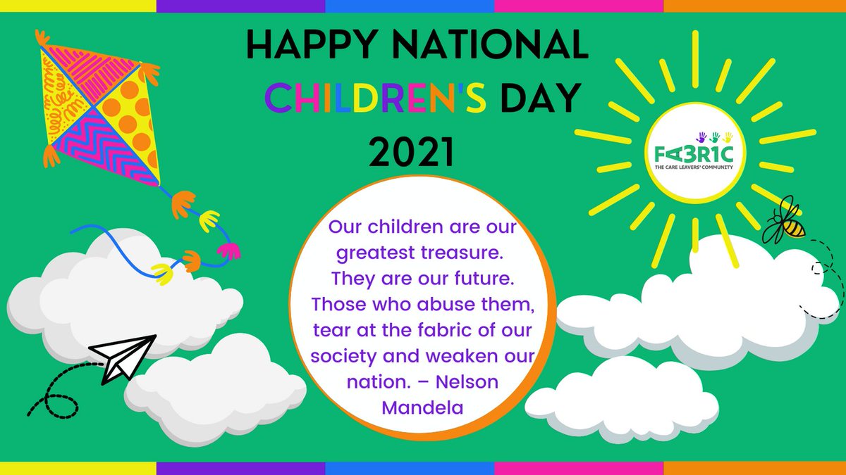 Today marks National Children's Day UK 2021 💛 A day highlighting the importance of creating a healthy childhood &amp; the benefits of this.

We each have a role to play in ensuring kids get the opportunity to grow into happy, healthy young adults. 

#nationalchildrensday #celebrate