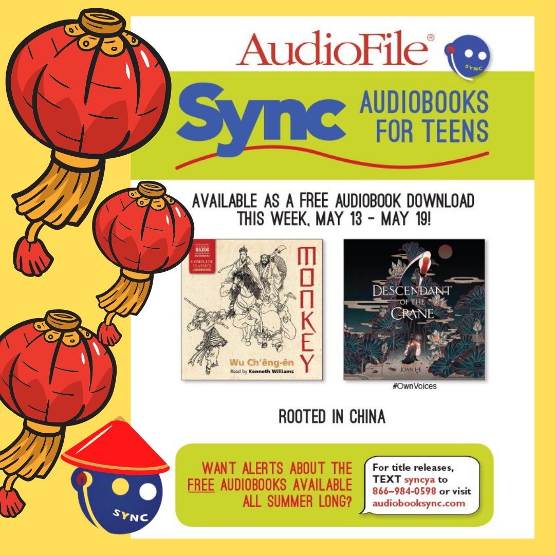 Free audiobooks for teens! Week 3 Register at https://audiofilemagazine.comsync/ Download sora. Code audiobooksync #HCSLibraryMedia
#socasteehs #leadhcs #audiobooksync2021 @audiobookSYNC #braveslibrarycommons