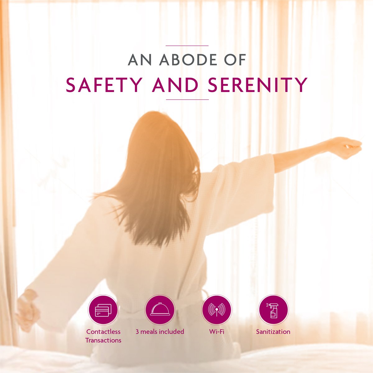 CrownePlazaGGM's tweet photo. Specially curated Self-Isolation package with most sanitized environment for a stress-free stay. Starts from INR 5000 plus taxes per night including 3 meals and high speed internet. To know more dial +91 9711196346 or send an email to deepak.behl@cpgurgaon.com
#IsolationPackage https://t.co/sqBWAzlXCw