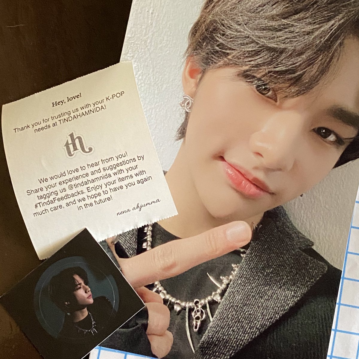HWANGJlNS's tweet photo. hyunjin came home agaaain!!! thank u, @tindahamnida <3 https://t.co/CQeUlCslZS