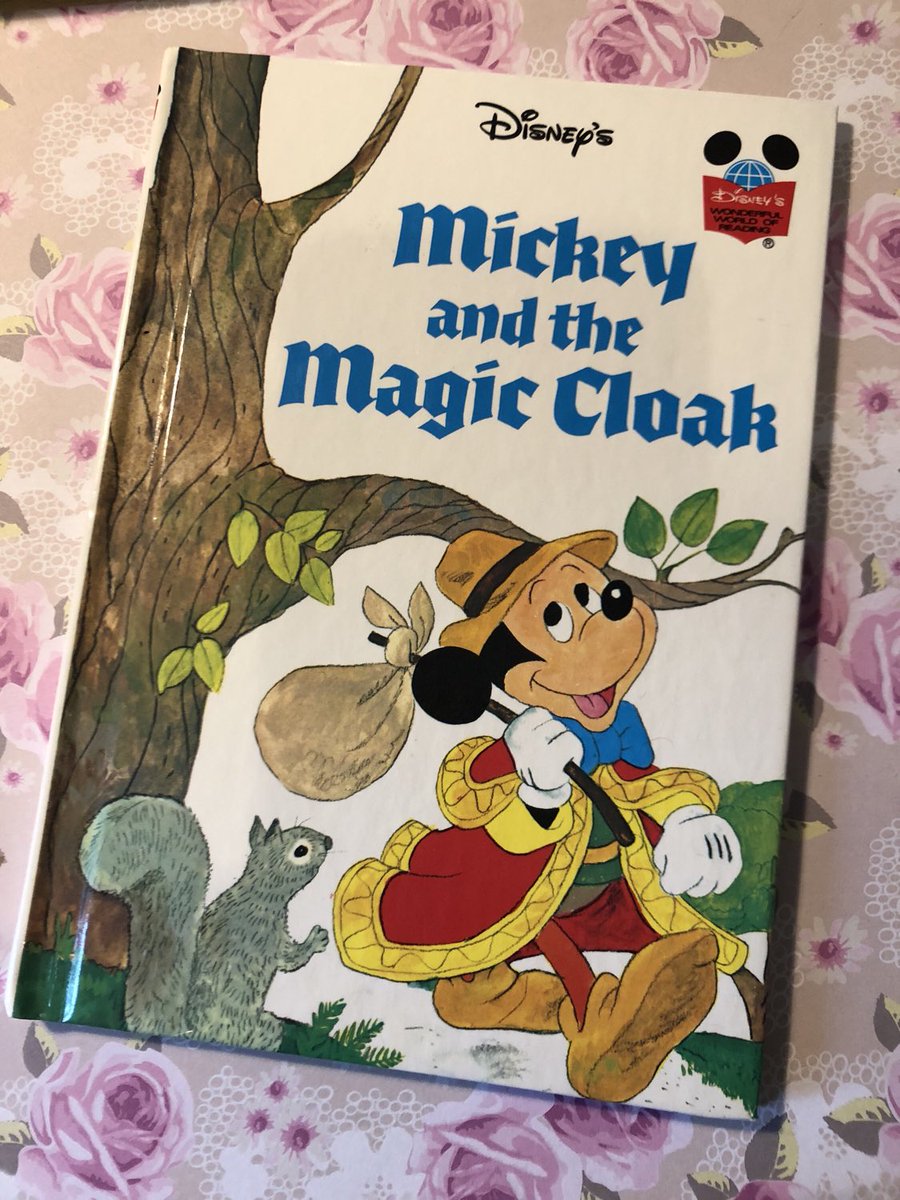 WatsonsVintage's tweet photo. This sweet book will make a FABULOUS Little Birthday Gift for a Mickey Mouse Fan available in my #etsyshop : RARE Vintage 1974 Walt Disney's 'Mickey and the Magic Cloak' Hardback Book #1974BirthdayGift #ChildhoodNostalgia #MickeyMouseGift https://t.co/J0YrDaY3yW #RareTitle #Book https://t.co/wZBfrVGywj