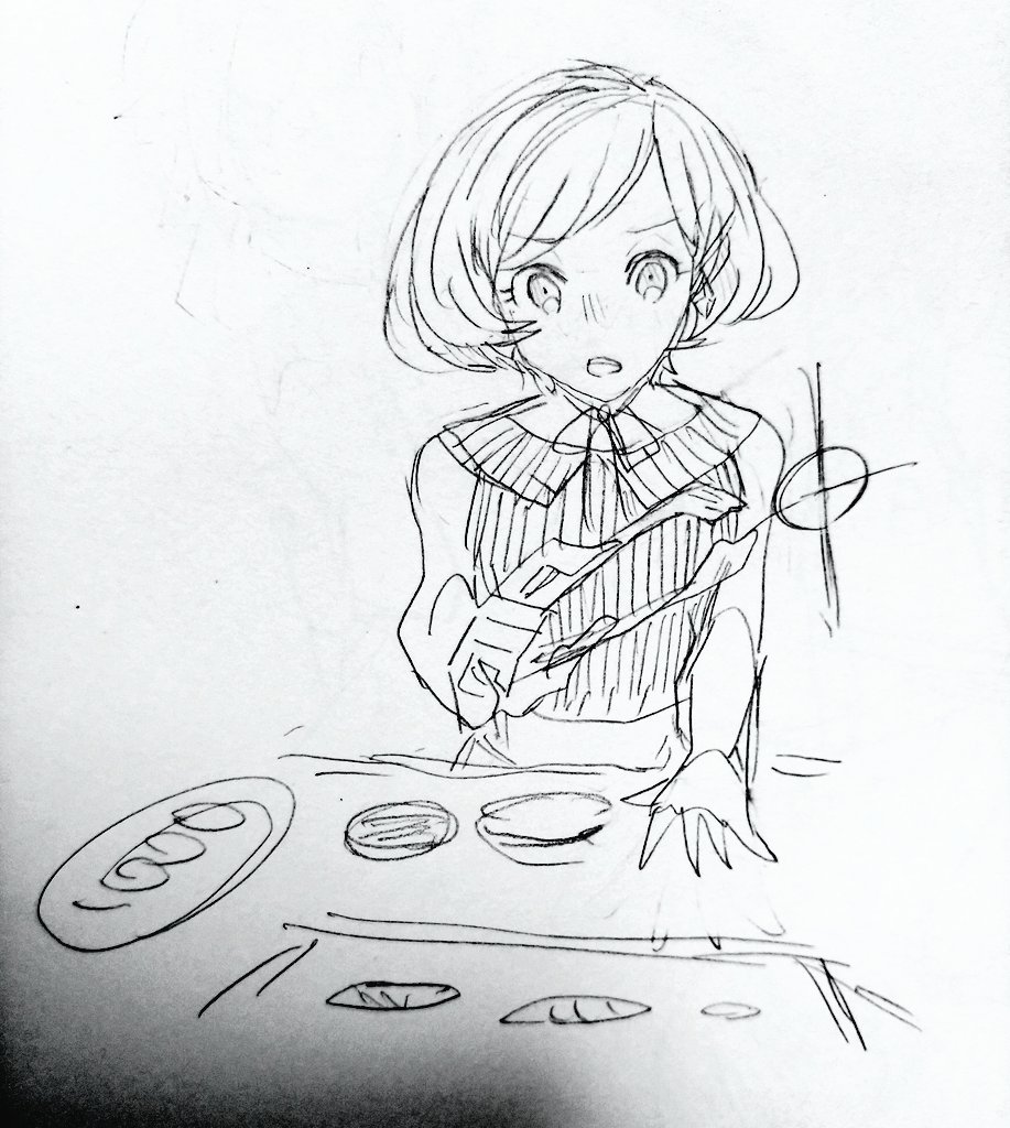 スケブ未公開落書き供養。焼き肉奉行琴子ちゃんはまたリベンジしたいなぁ 