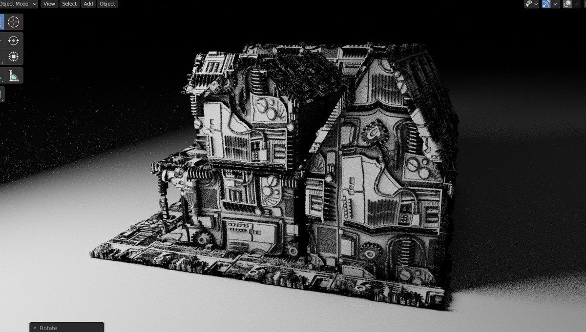 kushirosea's tweet image. Sorry for posting too much baked-map fun!😄
Baked map on a simple house🙂
I love it😋
#b3d #gridmodeler