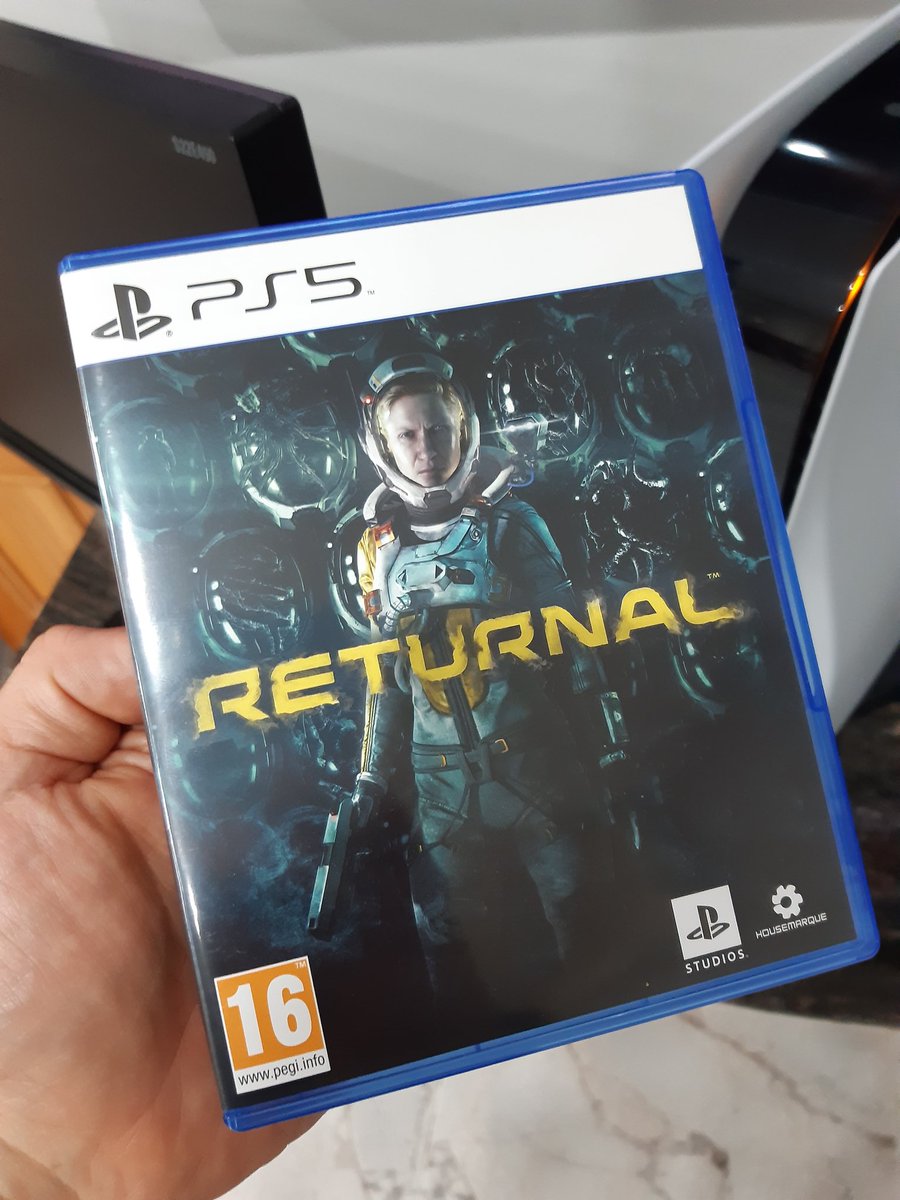 eslujur's tweet photo. Pues aquí está #ReturnalPS5 gracias @VideojuegosGAME 👏👏👏..... @PlayStationES este juego es increible!!! https://t.co/Y22zi1QCID