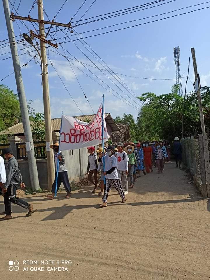 Opposing Fascist Junta Strike by cooperation of northern Salin and Yinmarpin !!!

#May16Coup #WhatsHappeningInMyanmar