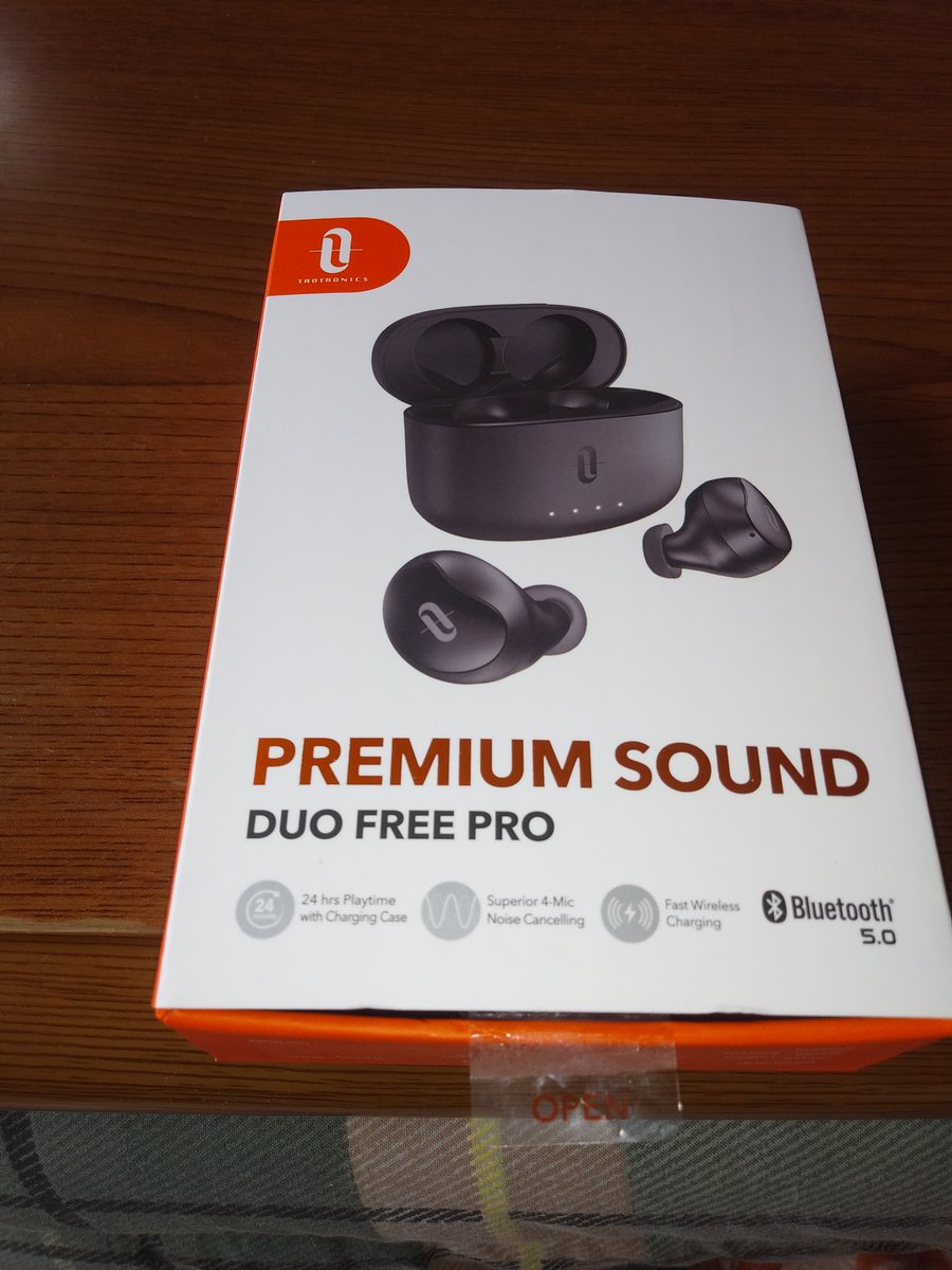 deefunk6977's tweet photo. #完全ワイヤレスイヤホン
#TaoTronics
#タオトロニクス
#DuoFreePro
#eイヤホン https://t.co/7JGP8unVPC