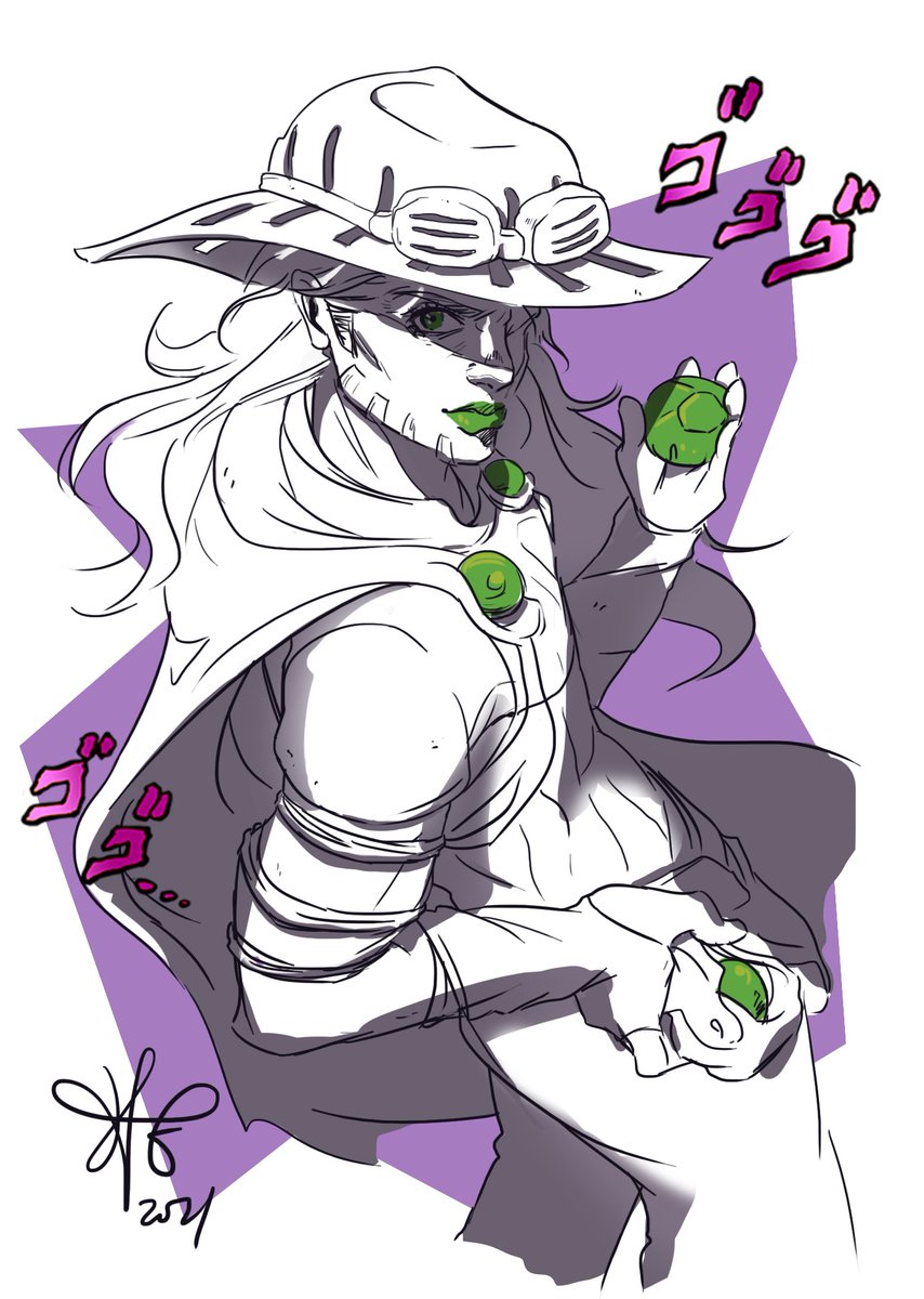 Baluluys's tweet photo. Gyro Zeppeli - ArtJam with colleagues✨
Pizza Mozarella rella rellaaaa 🍕🍕🍕
#pizzamozarella #jojo #jojoverse #gyrozepelli #steelballrun #jjba #manga #fanart #anime #jojosbizarreadventure #artjam #sketch #illustration #study #digitalart #illustration #artph #drawing #doodle https://t.co/H2MoYpIafy