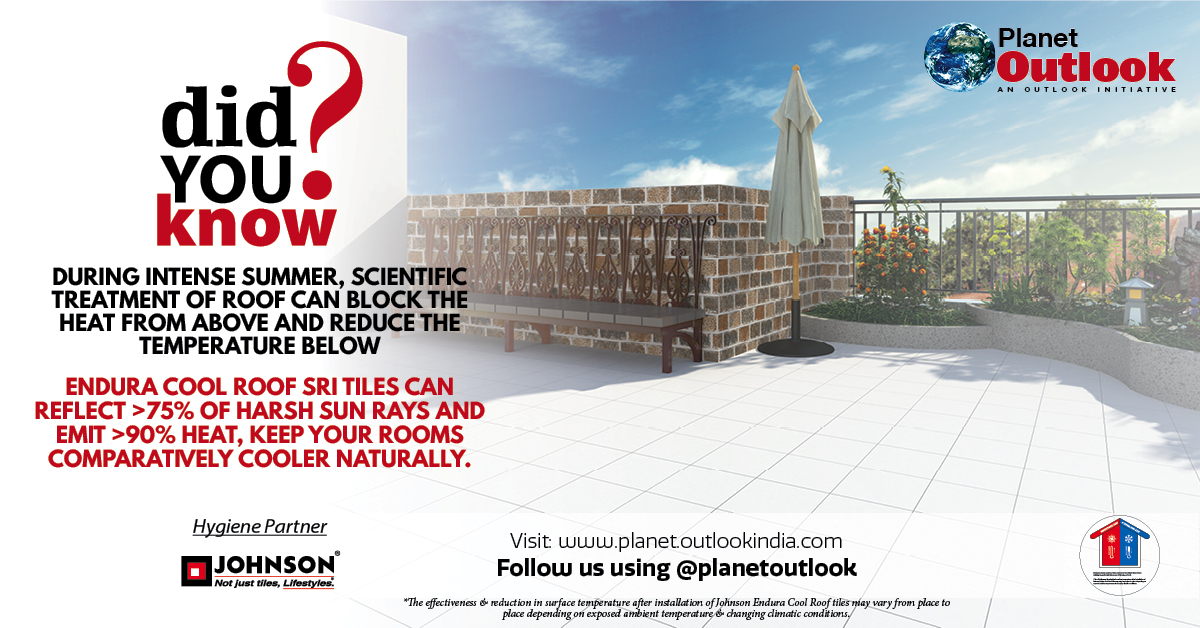 planet_outlook's tweet photo. Keep calm and cool with @HRJohnsonIndia ’s Cool roof tiles. The covering offers specially crafted tiles to protect from scorching sun rays and heat. They are the perfect tiles to make your summer days cooler!
#tilestyles #heatproof #coolrooftiles #SRItiles #coolroof #architect https://t.co/0RfDRECNfy