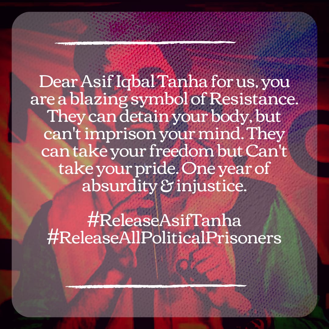 MaseeraFirdous1's tweet photo. #ReleaseAllPoliticalPrisoners
Protested against the 𝗖𝗔𝗔. The constitution gives us the right to protest.
But all protesters have been jailed on fabricated charges. Have you ever appealed to the government for the release of these innocent prisoners?  
#ReleaseAsifTanha https://t.co/BAtv71pn38