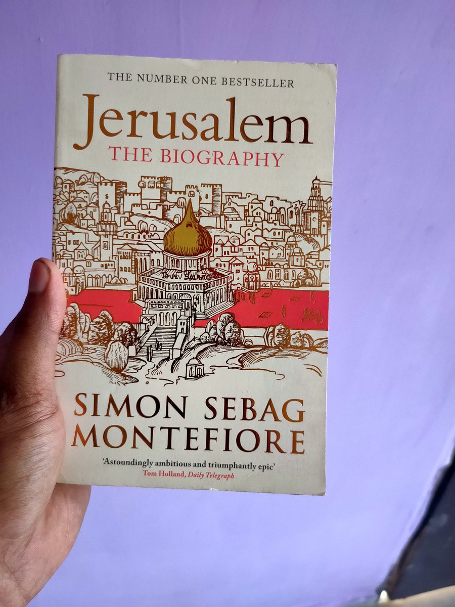 Reading These days
Wounderful book 'Jerusalem The biography' written by @simonmontefiore 
#Jerusalem
#Palestine #isreal #book #bestbooks #jerusalemhistory