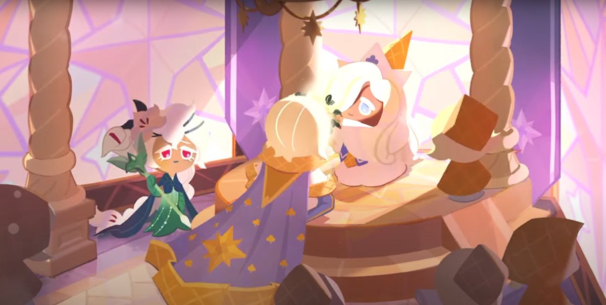 Прохождение cookie run kingdom. Ванилла кукиран. Ванилла куки РАН кингдом. Пур Ванилла куки РАН. Ванила и Лили куки РАН.