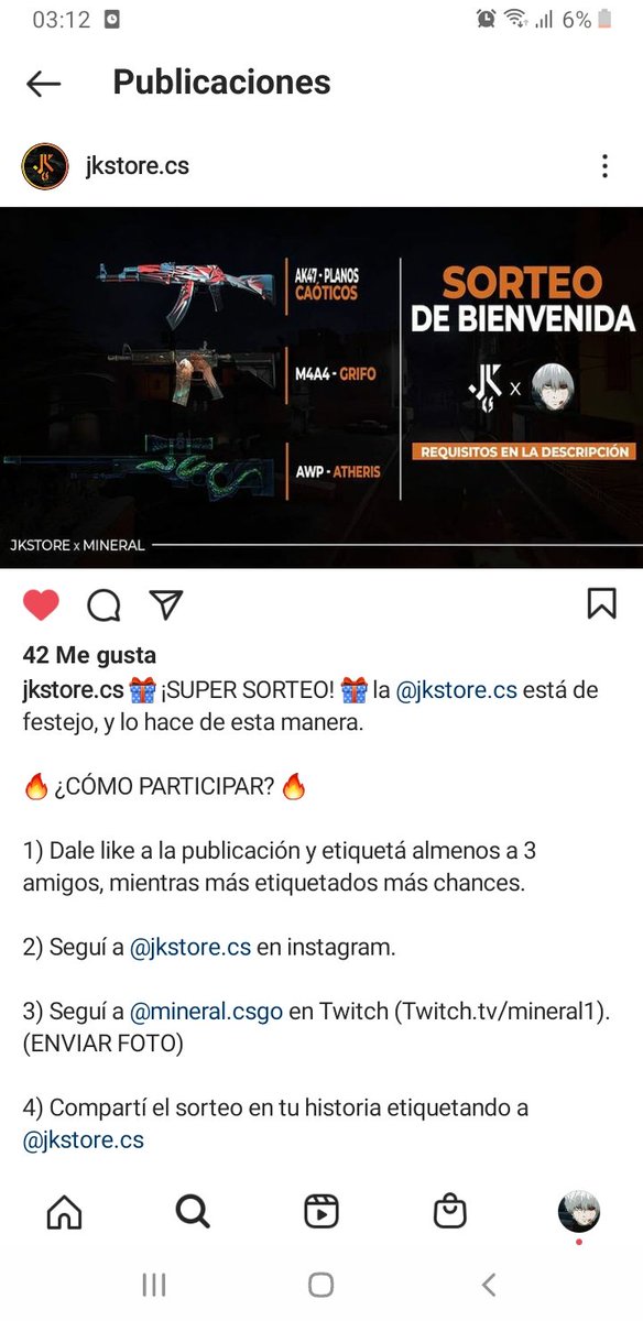 PUEDE SER PA? <a href="/jkstorecs/">Jk | Arg</a> 

instagram.com/p/CO6-v_eJM3x/…